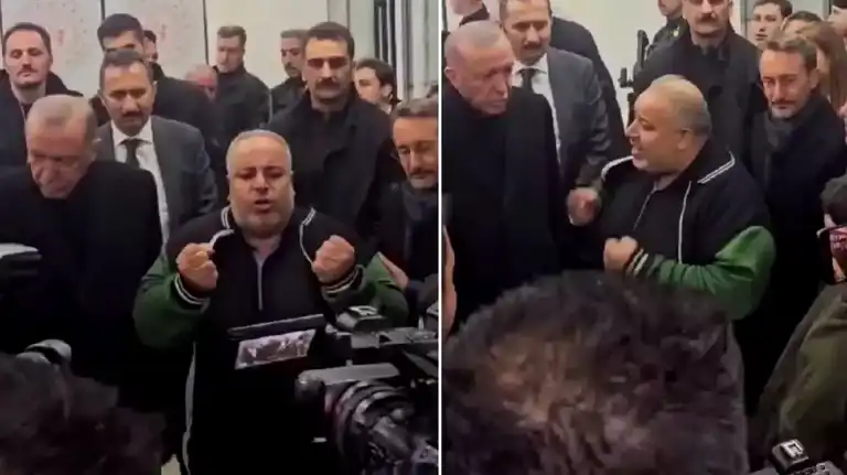 Erdoğan'a Gaziantep'te İlginç Karşılama!